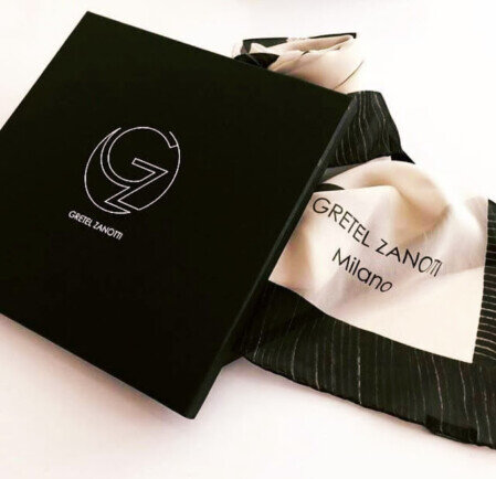 Scatola fondo e coperchio per foulards Scatola personalizzata